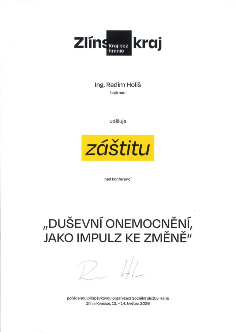 záštita hejtmana Zlínského kraje